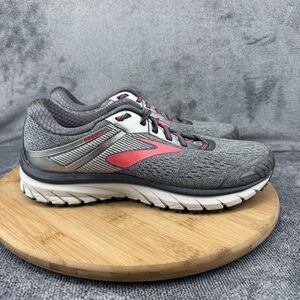 Brooks Adrenaline GTS 18 Shoes Womens Size 10 Gray Running Sneakers 1202681D079